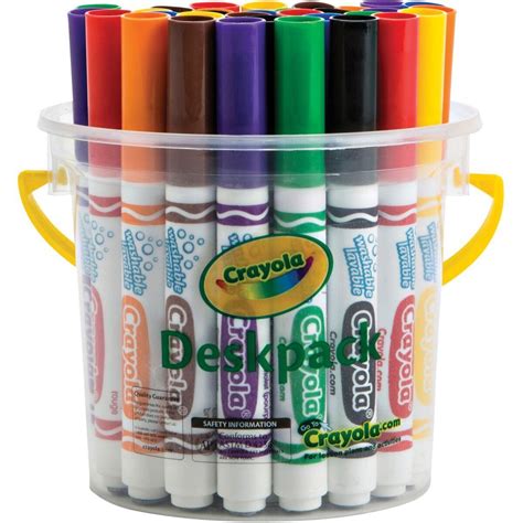 Crayola Washable Broad Marker 32 Assorted Classic Deskpack