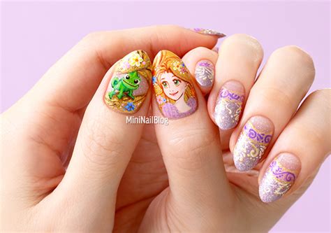 Rapunzel Nail Art Nailbees