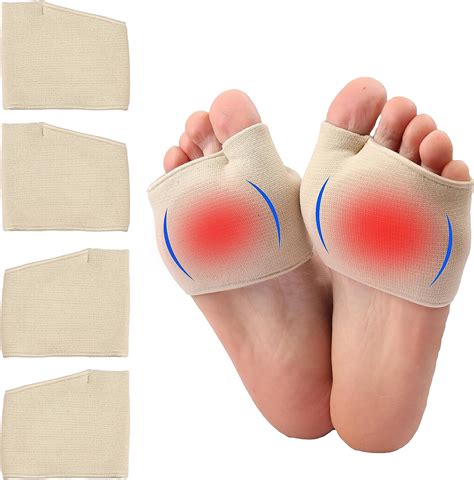 Amazon Metatarsal Sleeve With Gel Pads 4 Pcs Ball Of Foot Pain