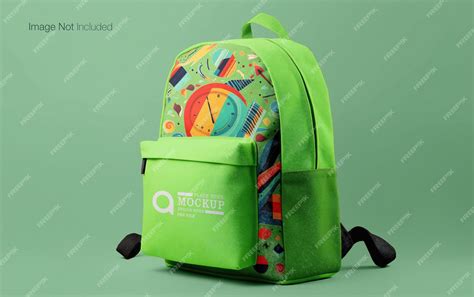 Premium Psd Psd Of Realistic School Backpack Mockup Design