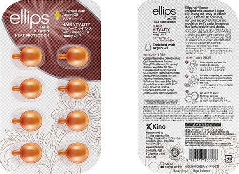 Ellips Hair Vitamin Hair Vitality With Ginseng And Honey Oil Hair