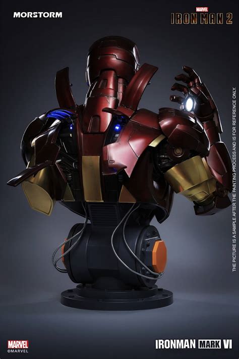 Morstorm Iron Man Mark Vi Cm Bust Deluxe Version