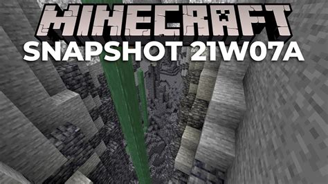 Minecraft Snapshot 21w07a NEW GRIMSTONE BLOCK And Ore Textures Changed