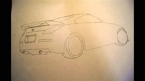 How To Draw A Nissan 350z