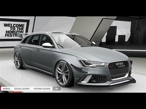 Forza Horizon Audi Rs Avant Upgrade Customization And