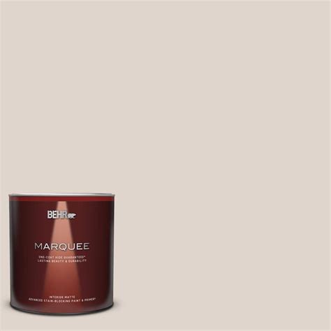 Behr Marquee Qt N Rose Pearl Matte Interior Paint Primer