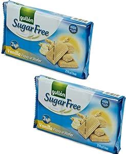 2 Pack Of GULLON SUGAR FREE BISCUITS Vanilla Wafer Bursitis Amazon