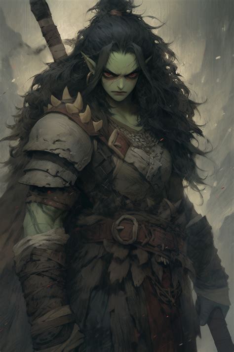 Pin By Zoraxx Astrea On Orc In Female Orc Orc Warrior