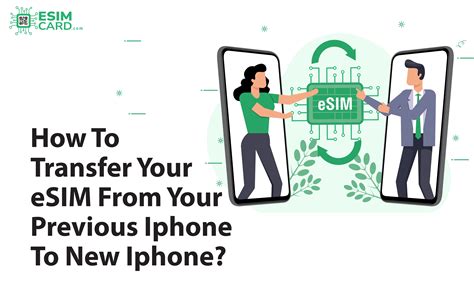 ESimCard Transfer ESIM Iphone To Iphone