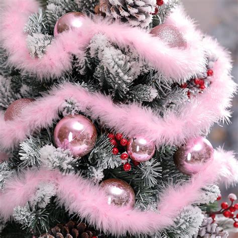 Amazon Riceshoot Pcs Ft Pink Garland For Xmas Tree