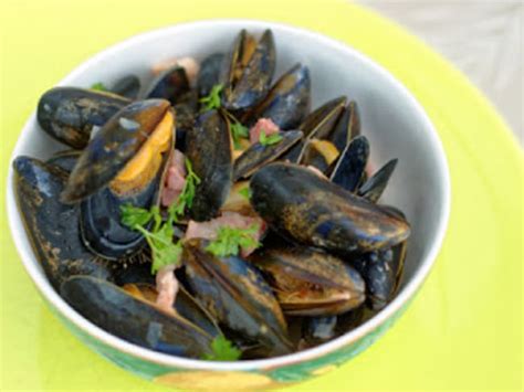 Moules Au Cidre Lardons Et Crème épaisse Recette Par Ma Cuisine Et Vous