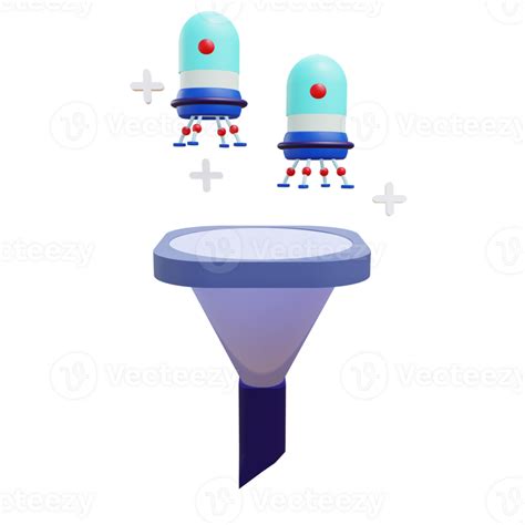 3 D Illustration Of Nanobots Icon 46952437 Png