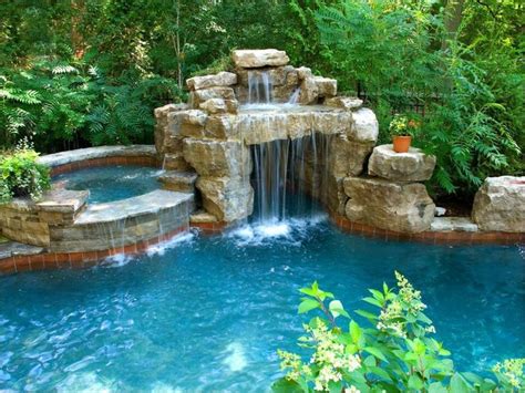 Grotto Pool Waterfall Pool Landscaping Backyard Pool