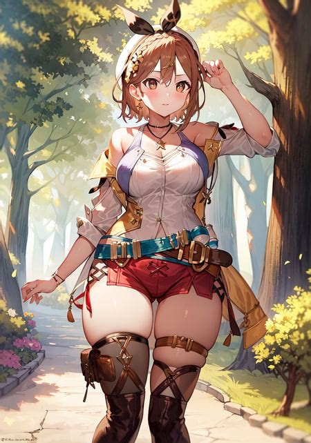 Ai Art Lora Model Reisalin Stout 9 Outfits Atelier Ryza 1 3 莱莎的炼金工房 1 3 莱莎琳·斯托特 Pixai