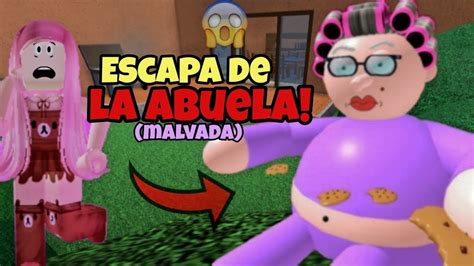 Escapa De La Abuela Sale Mal Ellie Roblox Youtube