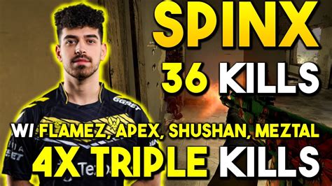 Spinx Kills W Flamez Apex Shushan Meztal On Mirage X Triple