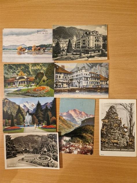 Historische Postkarten Anf Jh Sammlung Interlaken Acheter