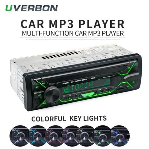 Zg Uverbon Autoradio Bluetooth Couleurs St R O Fm Radio W X