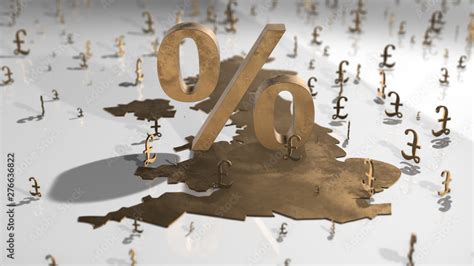 ภาพประกอบสต็อก Uk Population Growth House Property Prices And Housing