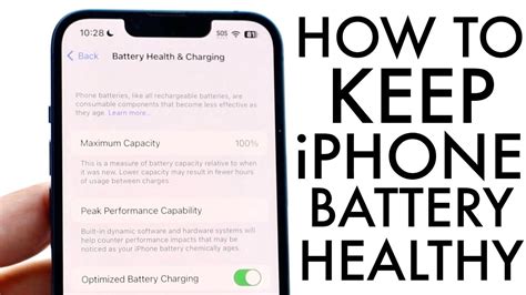 This Is How To Keep Your Iphone Battery Health At Youtube