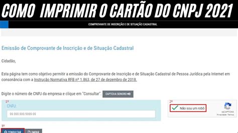 Emiss O De Cart O Cnpj Receita Federal