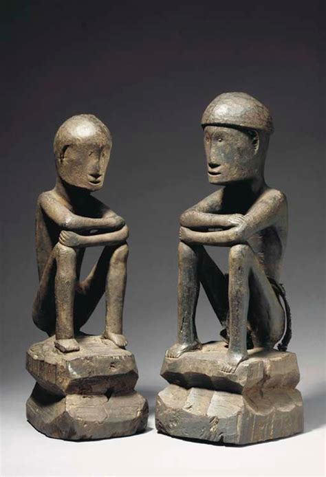 Paire De Statues Bulul Ifugao Iles Des Philippines Christies