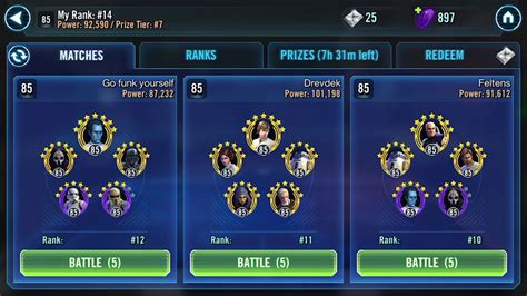 Creating Squads In Swgoh Youtube