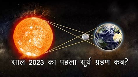 Grahan 2023 The First Solar Eclipse Of The Year Will Take Place In