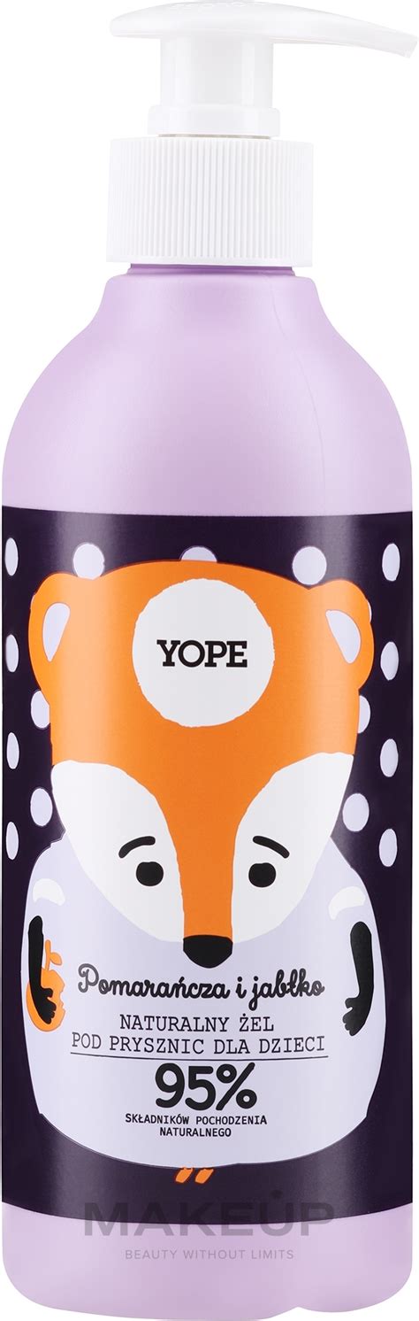 Yope Shower Gel Naturalny El Pod Prysznic Dla Dzieci Pomara Cza