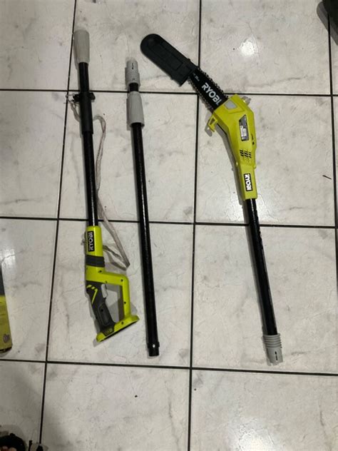 Ryobi One 18v 8in Cordless Pole Saw P2501 Tool Only Ebay