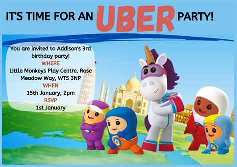 Go Jetters Birthday Party Invitation Template Custom Birthday - Etsy