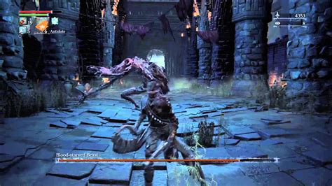 Bloodborne Playthrough With Str Part Blood Starved Beast Youtube