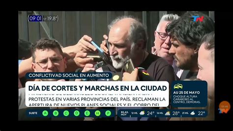 Dia De Cortes Y Marchas En La Ciudad Tn Titulos Youtube