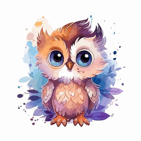 Illustration De Dessin Anim De Hibou Dessin La Main Style Automne