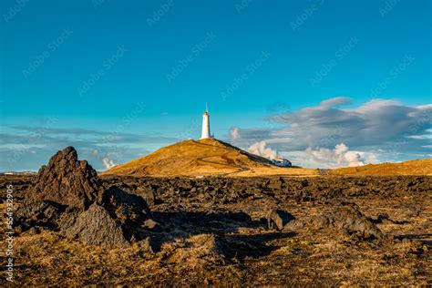 Reykjanes Lighthouse The Oldest Lighthouse In Iceland On Baejarfell