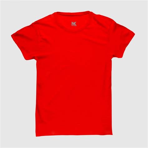 Red Plain T-shirts | Red Solid T-shirts | nikfashions