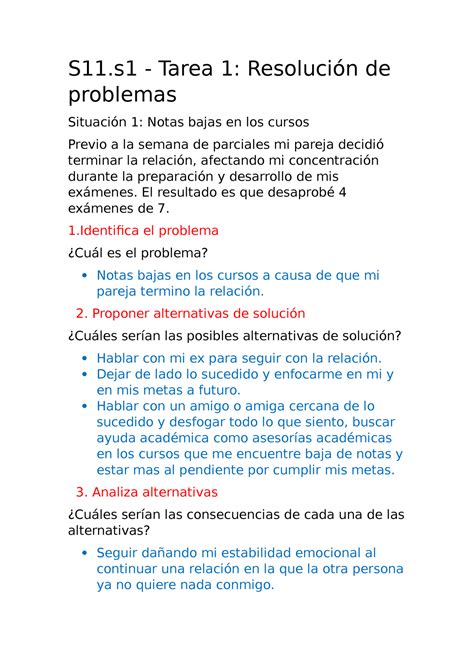 IVU Actividad 11 S11 Tarea 1 Resolución de problemas Situación 1