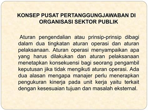 Sistem Pengendalian Manajemen Sektor Publik Ppt