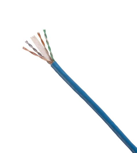 Copper Cable Cat 6 4 PR 24 AWG UTP CM Blue 1000ft 305m