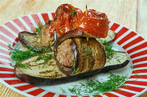 Islim or patlican kebabi stock image. Image of patlican - 97626931