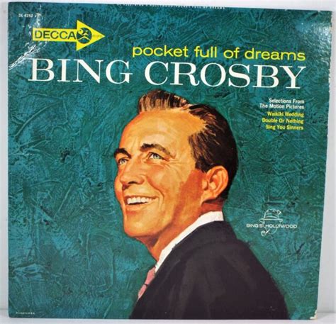 Bing Crosby Pocket Full Of Dreams Lp Decca Dl Ebay