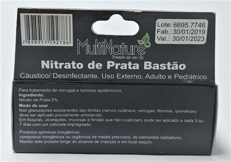 Nitrato De Prata Bast O Multinature Unidade Parcelamento Sem Juros