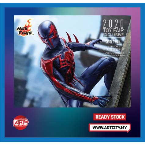 READY STOCK Hot Toys Spiderman Spider Man Black Suit Th Scale VGM Shopee