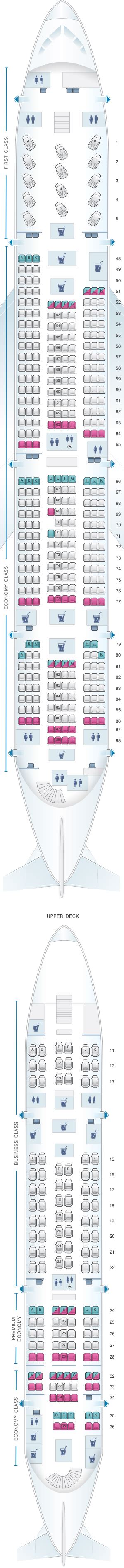 Airbus Industrie A Seat Map Qantas