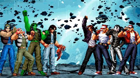 The King Of Fighters MUGEN Ralf Jones Vs Kyo Kusanagi Terry Team