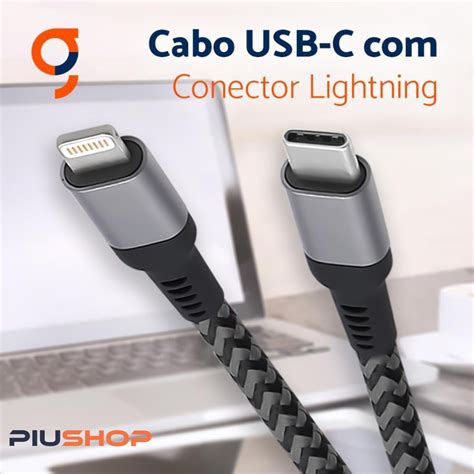 Cabo Usb C Conector Lightning Geonav M Liuc