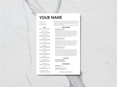 Adobe Illustrator Resume Template Free in 2025 - ResumeKraft