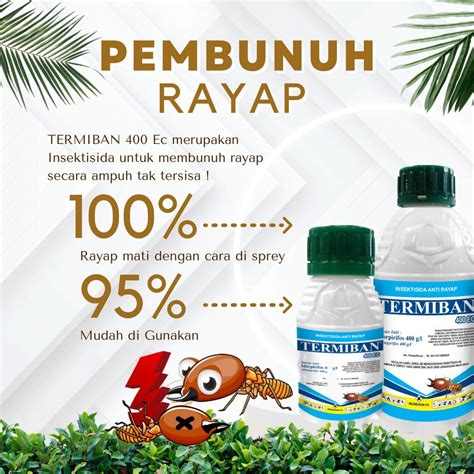 Jual Insektisida Termiban Ec Pembasmi Rayap Obat Anti Rayap