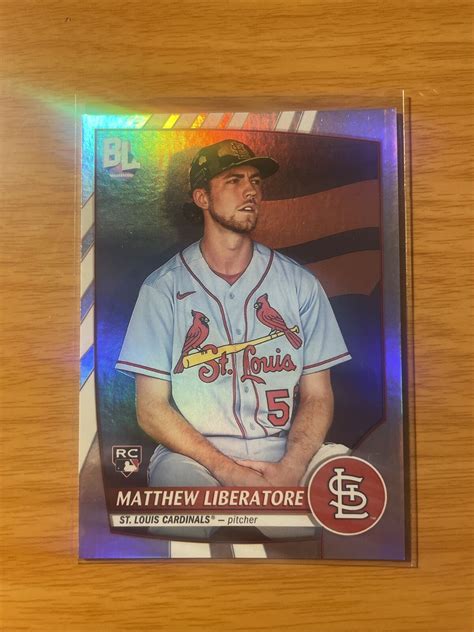 Topps Big League Uncommon Rainbow Foil Matthew Liberatore