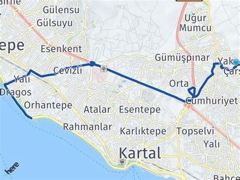 İstanbul Kartal Yakacık Çarşı Adalar Arası Kaç Km Adalar Kartal